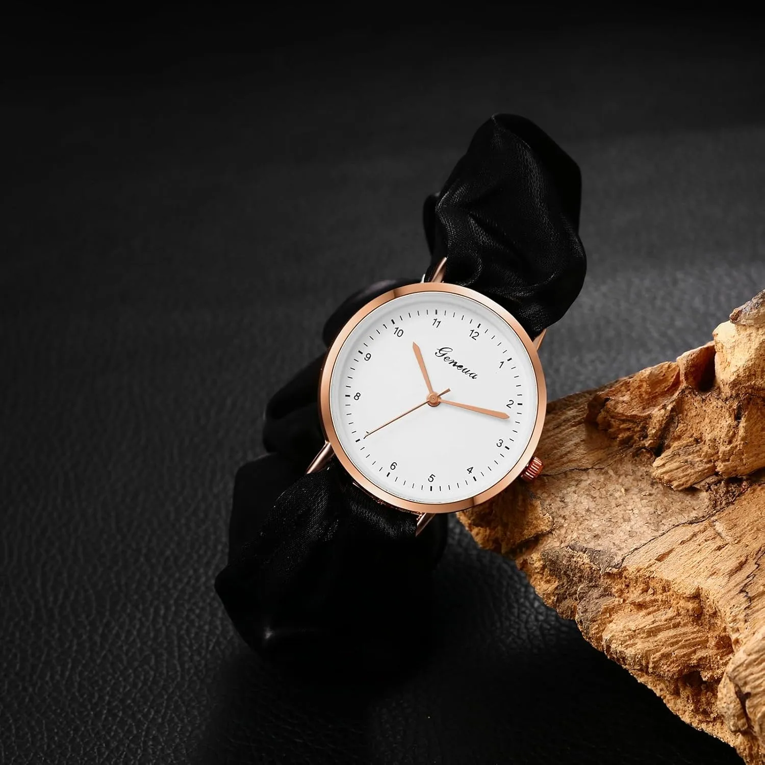 Quartz Analog beloved mutual insult dehydrate Easy Reader Watches for Women Ladies OIDEA Women Elastic Band Wristwatch: Scrunchies Band Stretch Watches 