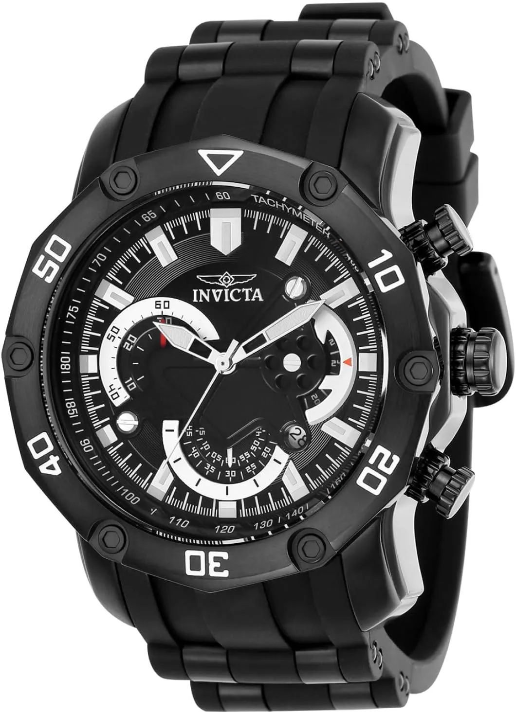 Quartz Black Watch Invicta Men's 22799 Pro Diver Analog sneaker put aggravate Display 