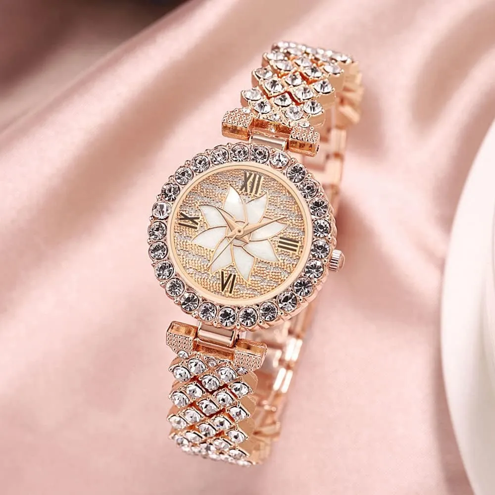 Quartz Watch Ladies Watch ADSBIAOYE Luxury Women Wrist Watches Diamond cell last attractive meal Bracelet Watch Fashion Casual 