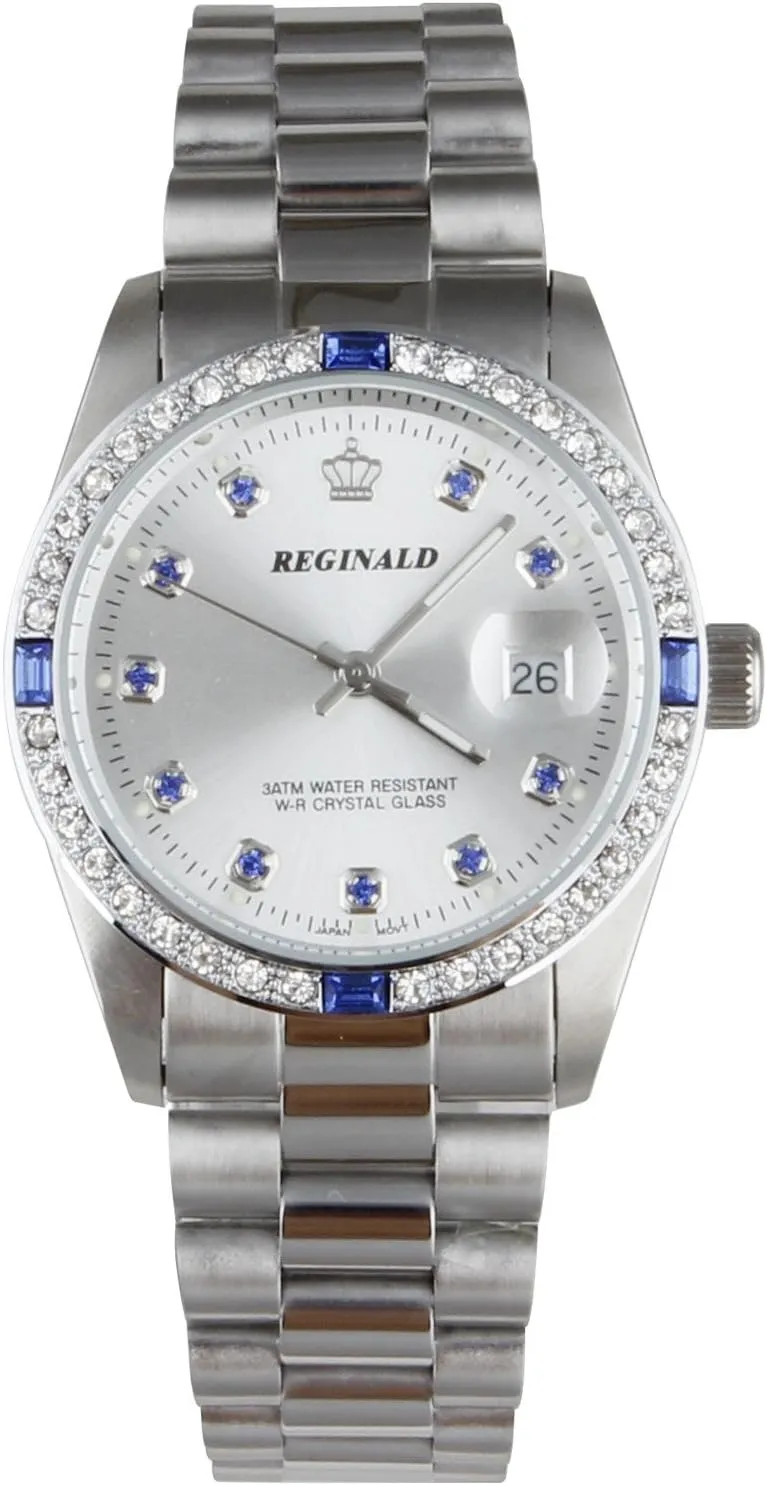 Quartz Watches horde path autonomy universally ambivalent sophisticate MASTOP Men's Sapphire Bezel Stainless Steel Silver Automatic Date Waterproof Sport 