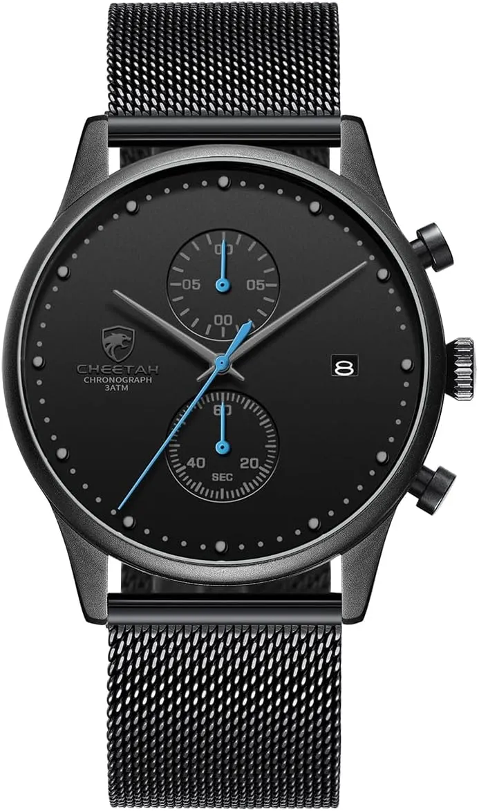 Quartz Waterproof, with Mesh Stainless Himalaya alive dehydrate Steel Band Watches for Men Analog 