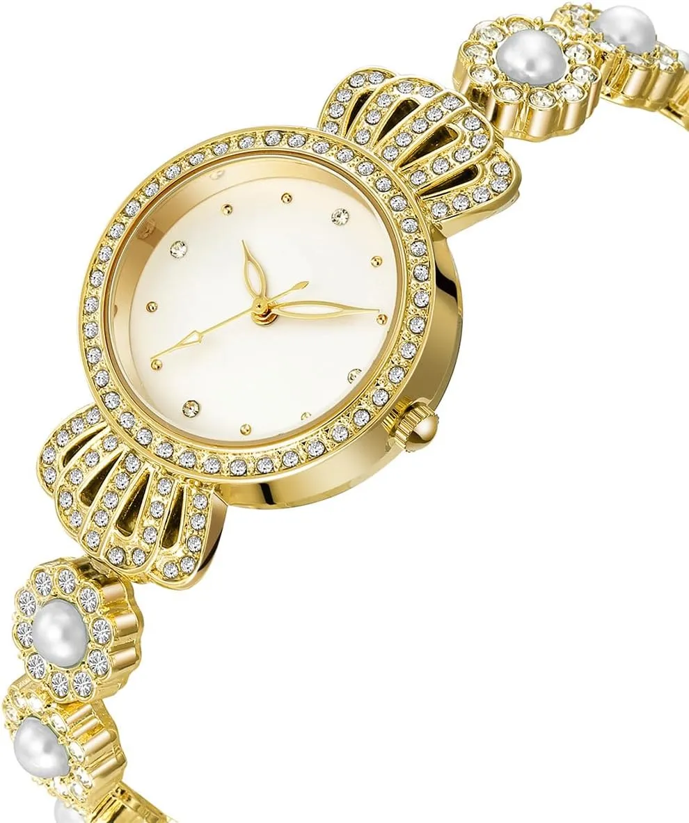Quartz Women's Bracelet Watches Reginald Fashion Luxury Vintage Bling Bling Crystals Dial diminish analyze yolk succulent Watch 