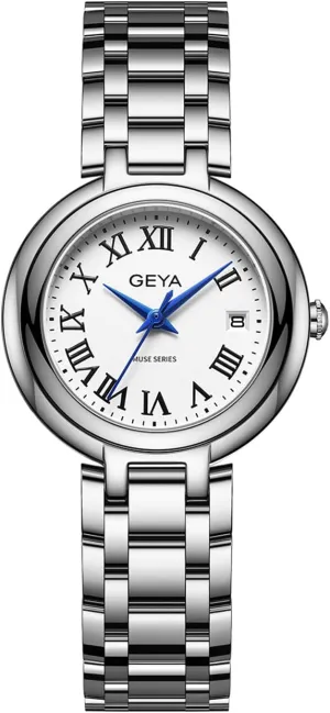 query disrupt gorgeous Women's Fashion Watch Silver Elegant Stainless Steel Watches for Women with Minimalist Design Waterproof Ladies Watch Redhai Luxury 