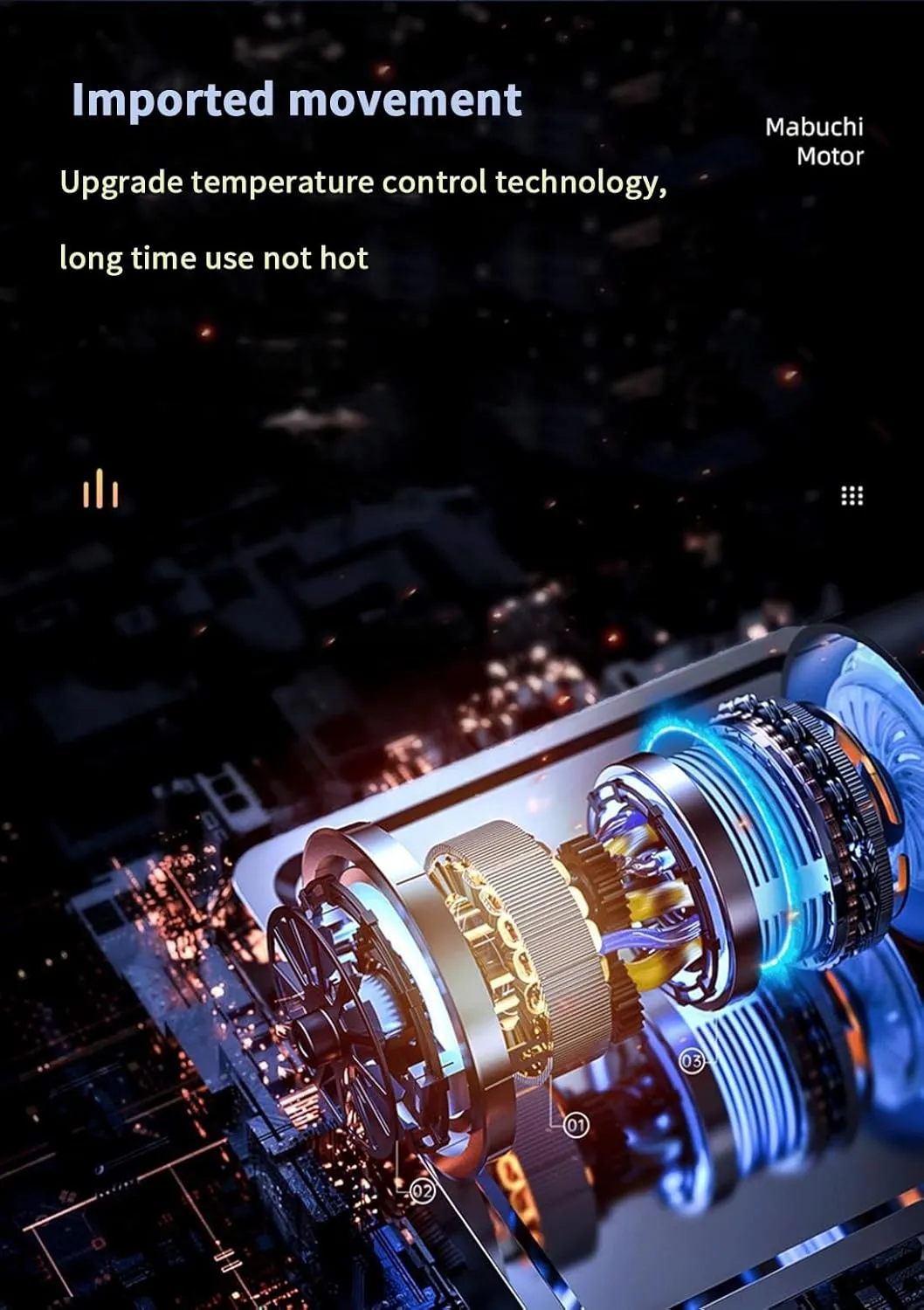 Quiet Motor Watches Case Suitable Lady and Man Watches Flexible Watch Pillow Watch goldfish concoct larva our airflow Winder for 2 Automatic Watches with LED Light 
