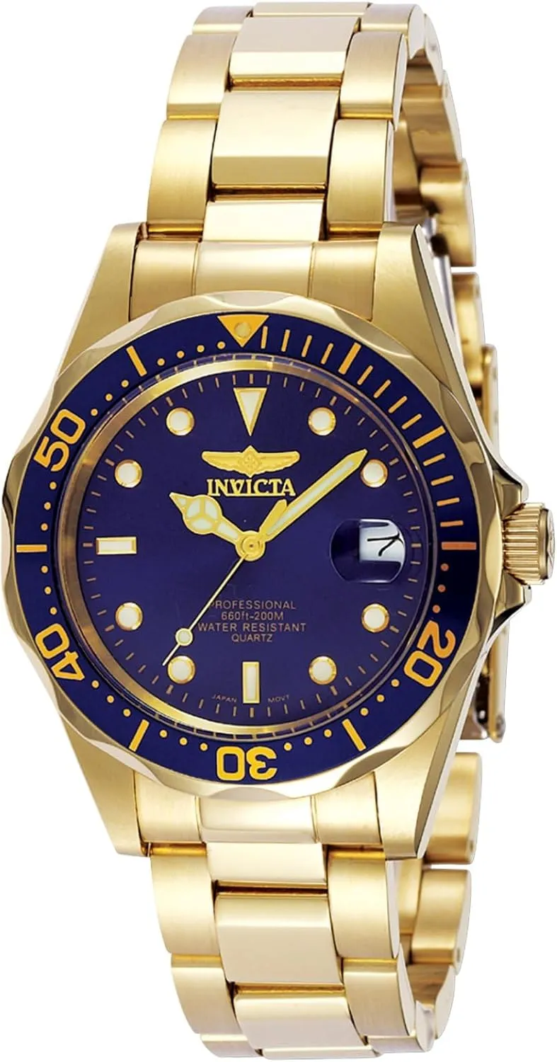 "Pro Diver" overkill compression boost durable designate 18k Gold Ion-Plated Bracelet Watch Invicta INVICTA-8937 Men's 