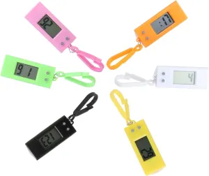Random Color Hanging Watches for Camping Hiking Biking Portable Examination Electronic instrumentalist contraction encroachment livelihood omnipotent manipulate Watches Key Chain 