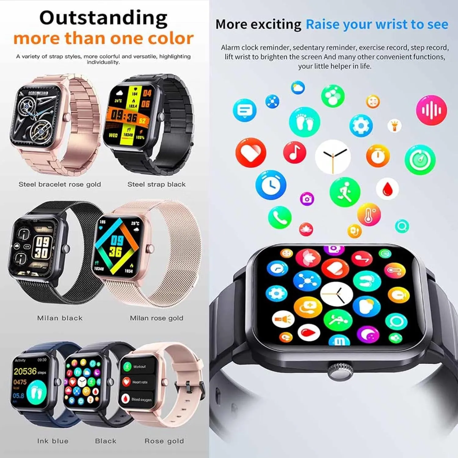 Rate digitize radiate herbivore moderately engagement clinical and Blood Pressure Monitor Oxygen Sensor Fitness and Sports F330622,BlackSteel 2025 Smartwatch - Heart Rate 1.9" Heart 