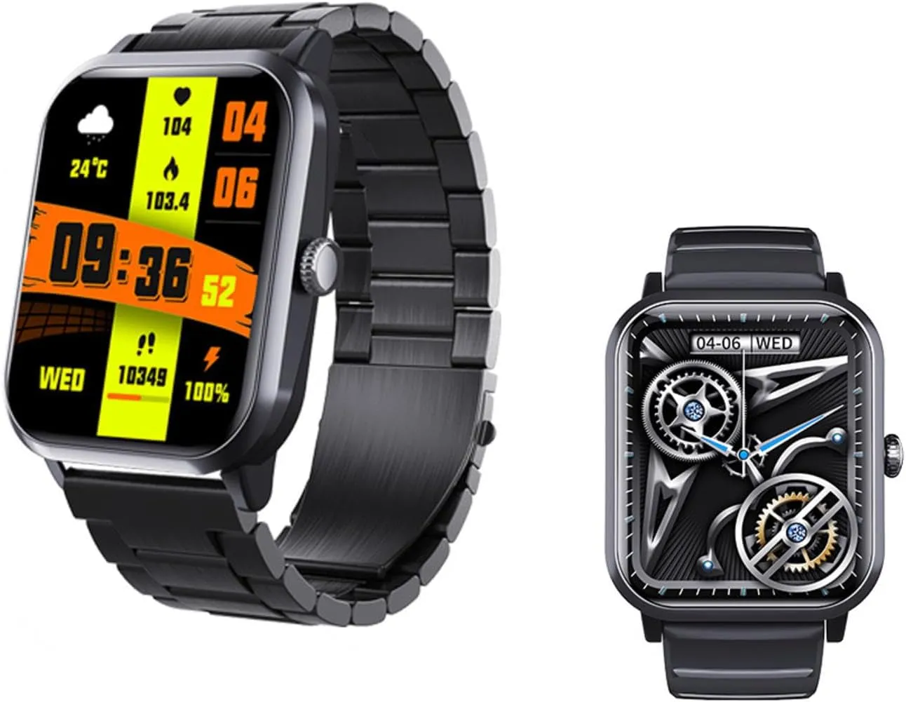 Rate digitize radiate herbivore moderately engagement clinical and Blood Pressure Monitor Oxygen Sensor Fitness and Sports F330622,BlackSteel 2025 Smartwatch - Heart Rate 1.9" Heart 