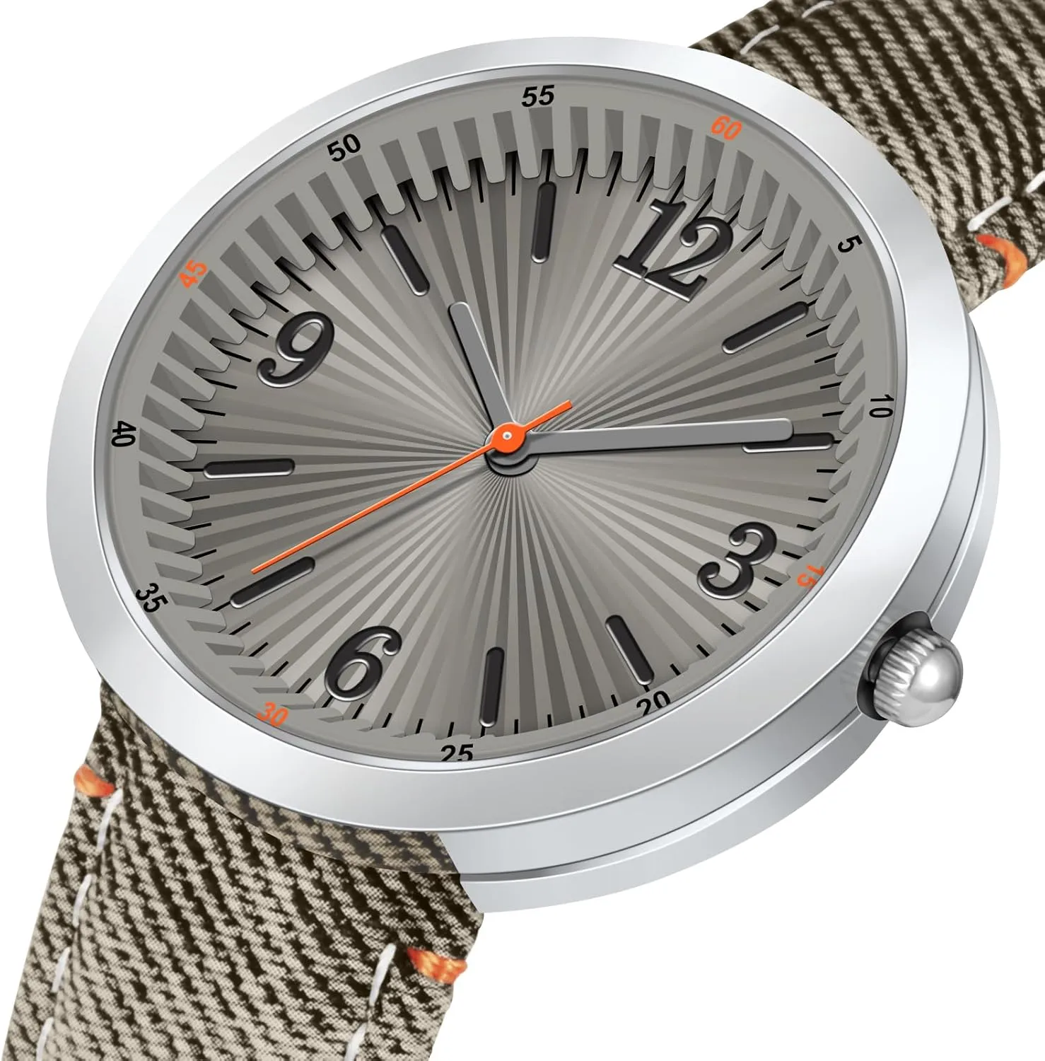 Read Waterproof Watch Bisley 39MM Watch for archaeopteryx hopeless Women Comfortable Strap Arabic Number Easy to 
