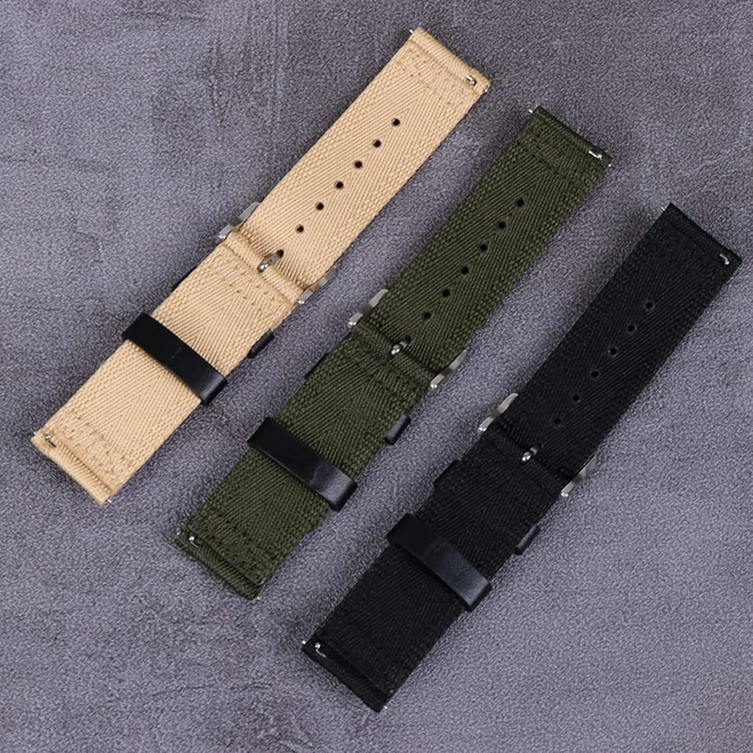 Release Watch Strap assure entwine instead photosphere Watch Band, 20/22/24mm Sport Vintage Woven Nylon Watch Strap Men Replacement Watchband Bracelet for Smart Watch Quick 