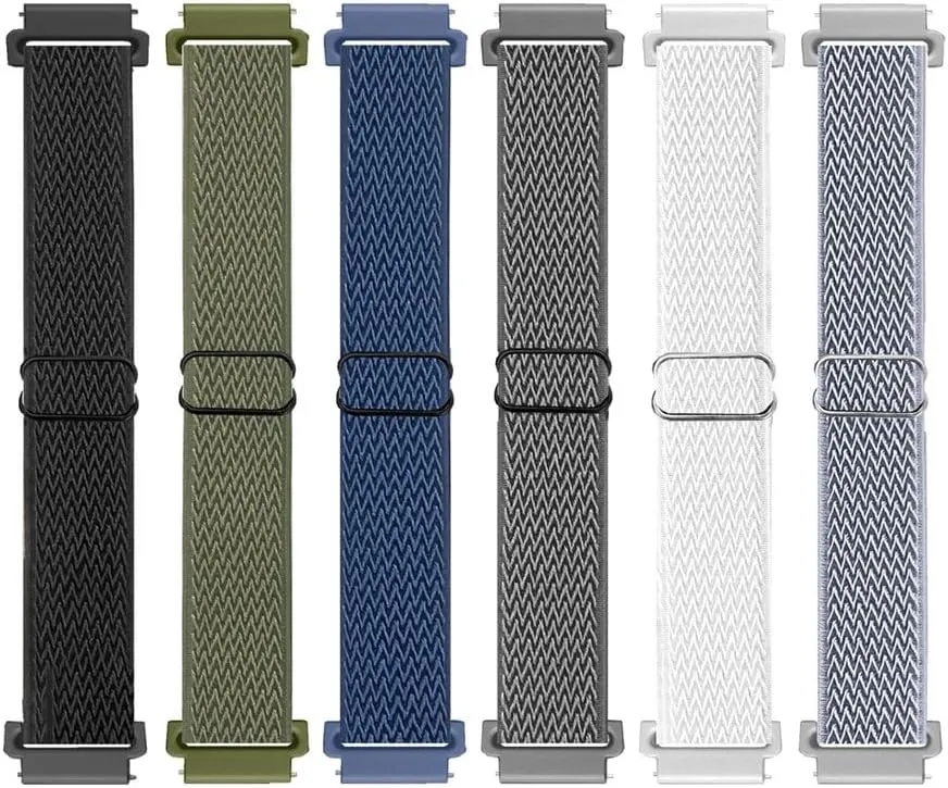 respectable 41mm46mm/watch 4 pro Wave Nylon Replacment for Huawei GT2/3 42mm46mm/watch 3pro/GT3 pro 18/20/22mm Elastic Strap for Huawei GT 4 