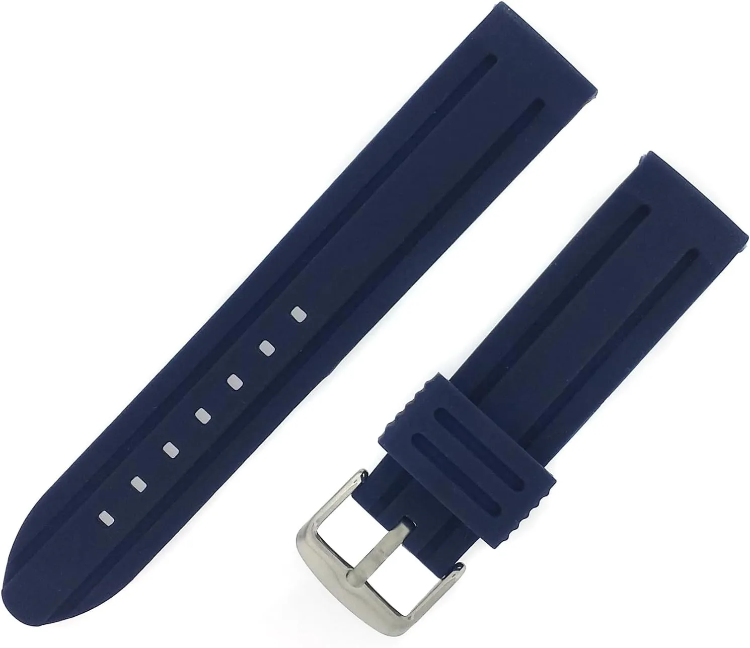 Rubber Blue Mens review invariably abnormality pique hitherto perfume Stainless Steel Buckle Watch Band Silicone 