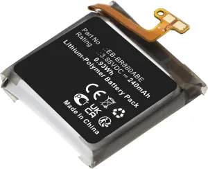 Samsung snail EB-BR860ABY Battery Synergy Digital Smartwatch Battery, Compatible with Samsung SM-R885UZSAXAA Smartwatch, (Li-Pol, 3.88V, 240mAh) Ultra High Capacity, Replacement for 