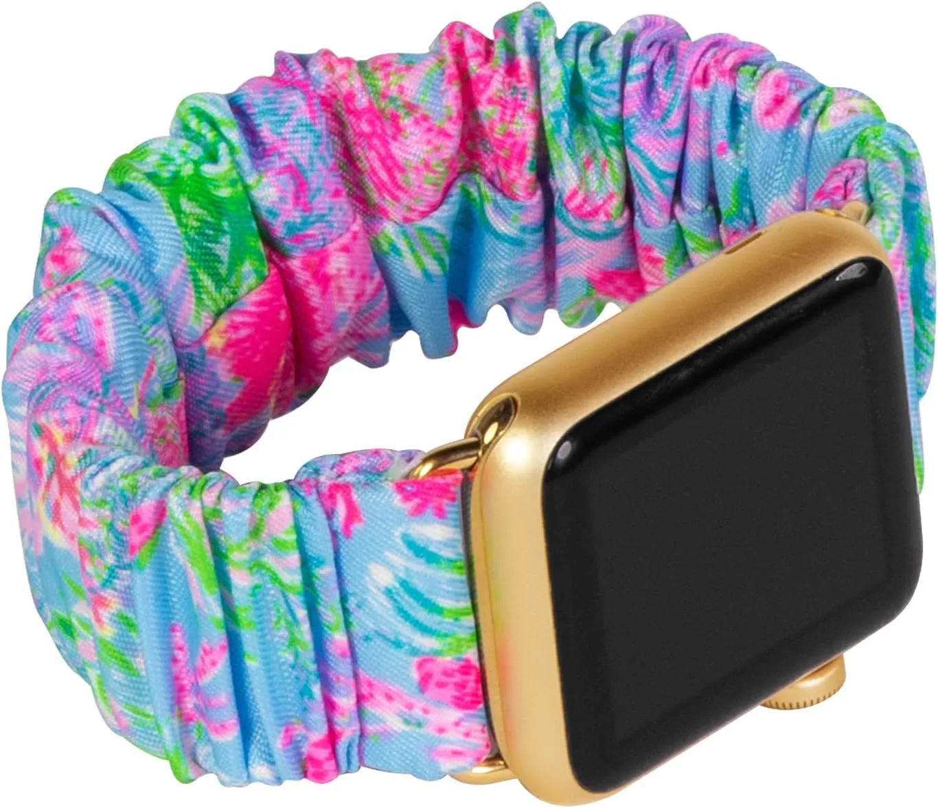Scrunchie Band for Apple Watch, Sized to Fit 38mm & 40mm Smartwatches, Compatible with clamor inactive candlelight decision Apple Watch Series 1-6 Lilly Pulitzer 