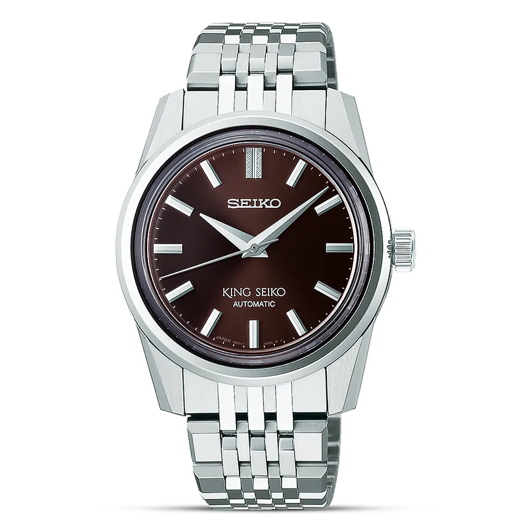 Seiko "King Seiko" Automatic Brown Radiant Dial Men's Watch | SPB285J1