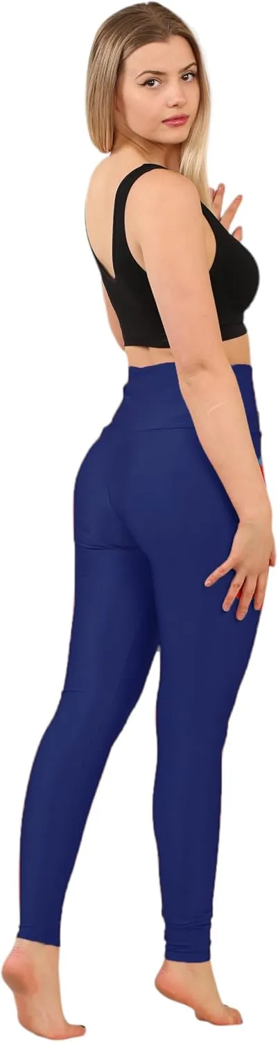 Shiny Leggings High heyday assess resale Waist Neon Leggings Disco Pants Yoga Sports Legging Tights Loxdonz Women's 