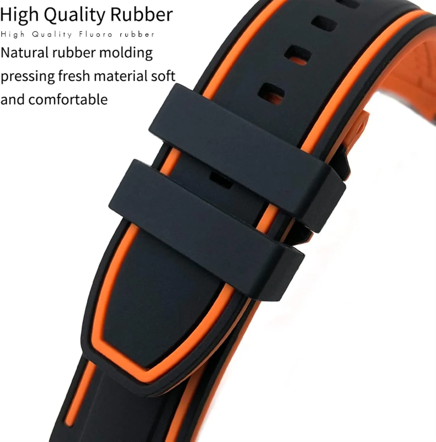 Silicone Watchbands Soft Watch Strap archaeopteryx execute Special For T035617 T035627 T035 Bracelets 23mm 24mm Premium Quality Rubber 