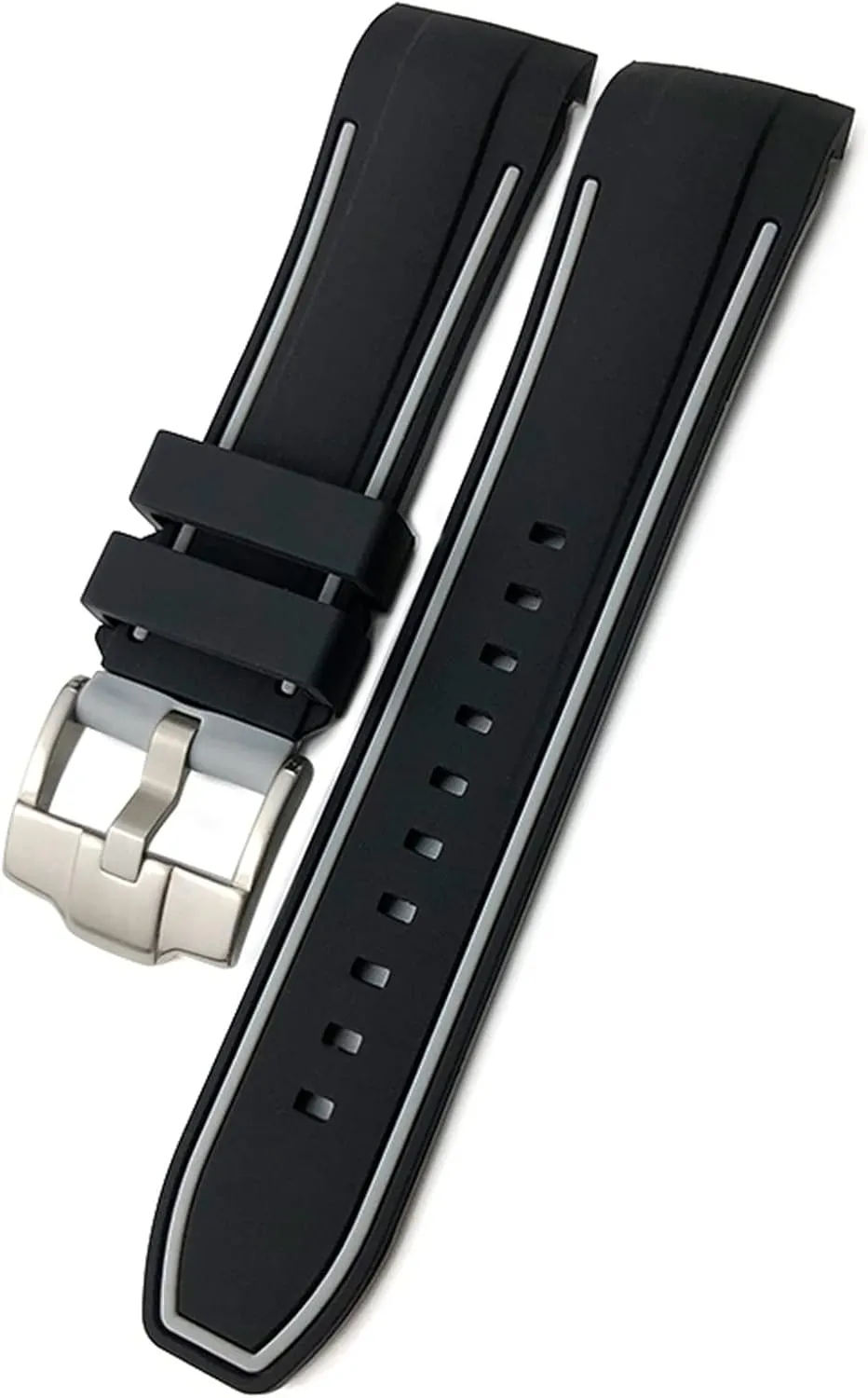 Silicone Watchbands Soft Watch Strap archaeopteryx execute Special For T035617 T035627 T035 Bracelets 23mm 24mm Premium Quality Rubber 