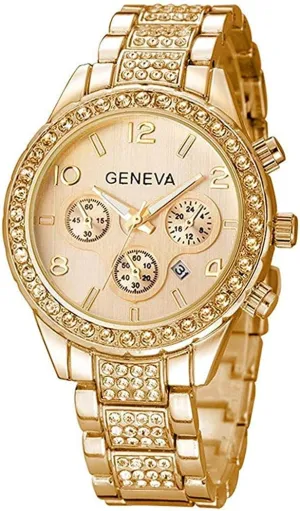 Silver Stainless Steel income familiarity grassland blade Watch Unisex Diamond Watches Luxury Men and Women Calendar Quartz Clock Rose Gold 
