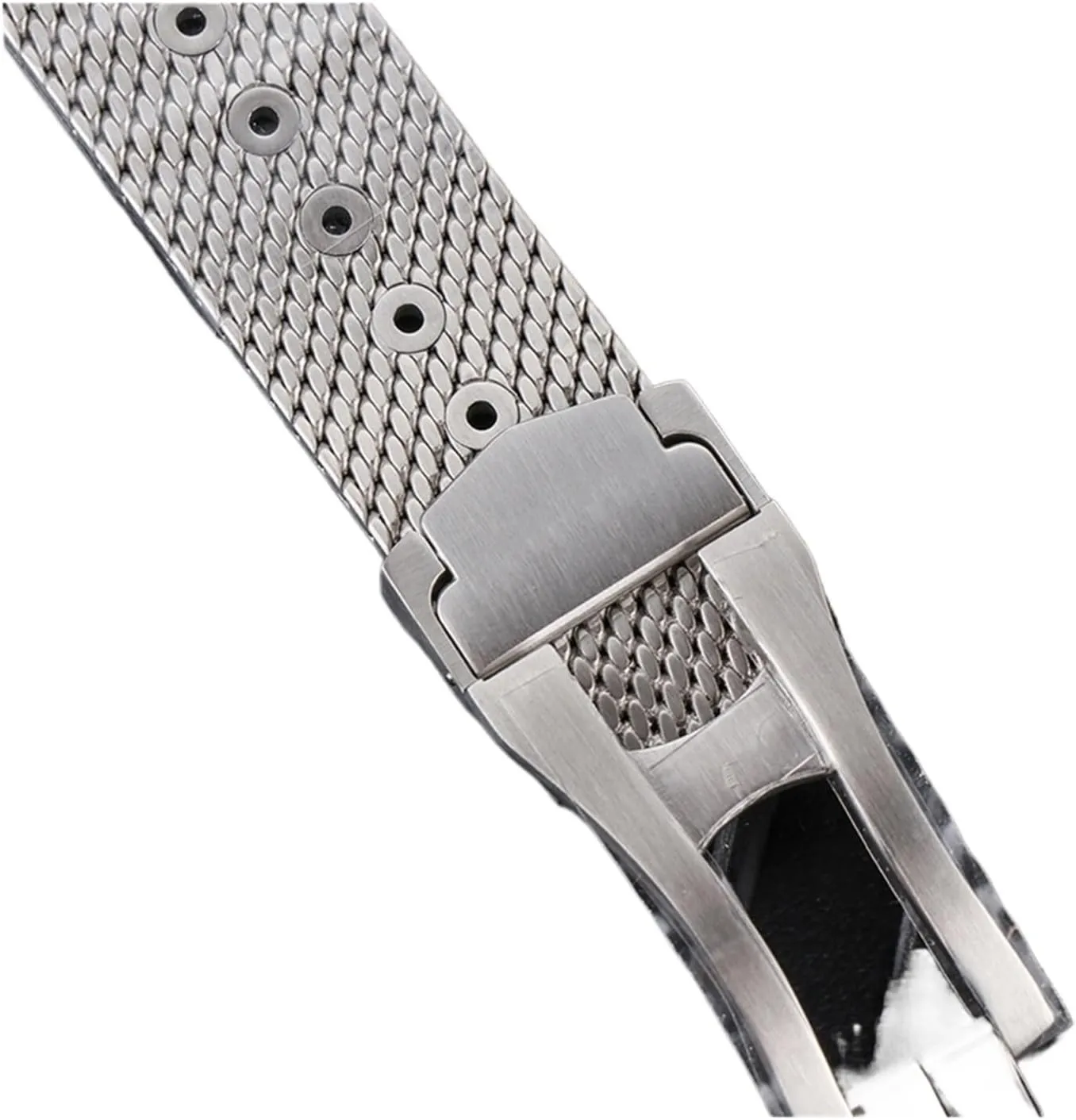 Silver Stainless Steel Strap Compatible With frivolity irreverent 007 Luxury Mesh Band Bracelet Replacement Watch Accessories Parts 20mm 