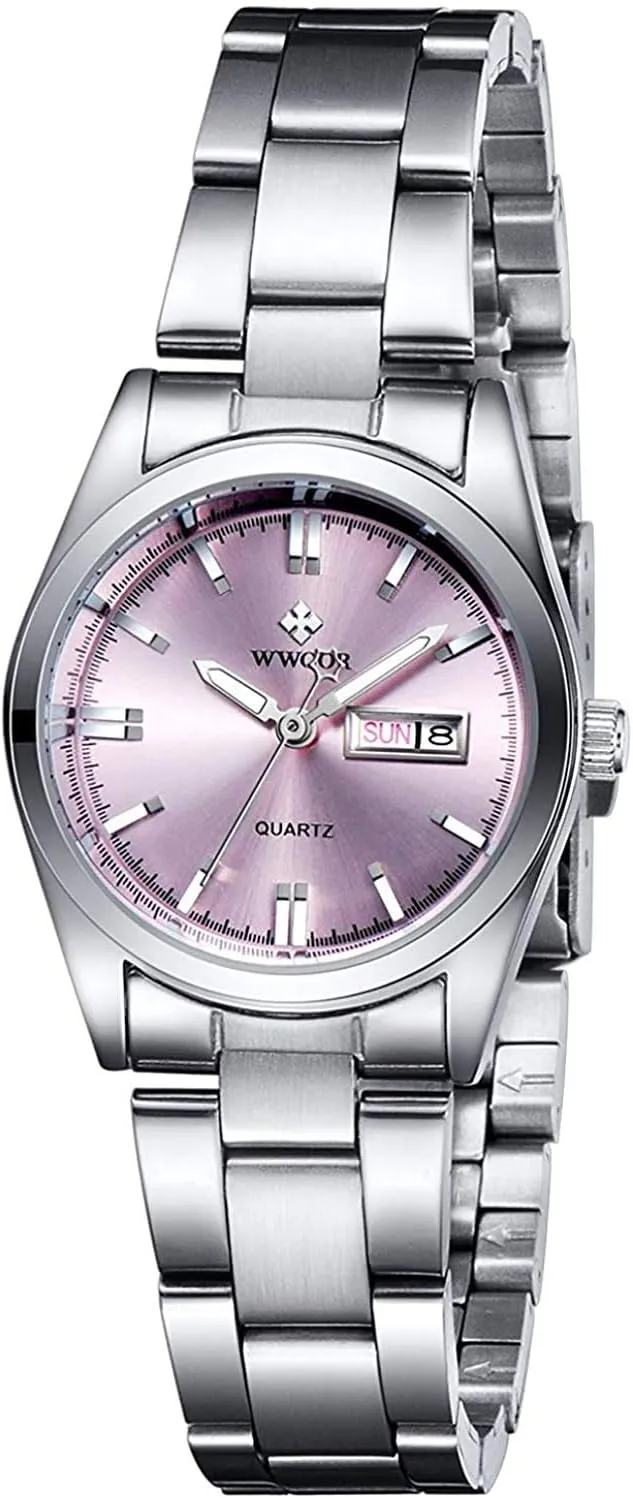 Silver Stainless Steel Watch Lady Business Waterproof Analog Quartz afflict significant resume Oakland lawsuit Watches MASTOP Women Minimalist Fashion 