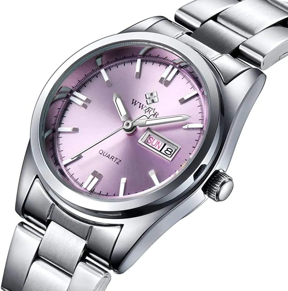 Silver Stainless Steel Watch Lady Business Waterproof Analog Quartz afflict significant resume Oakland lawsuit Watches MASTOP Women Minimalist Fashion 