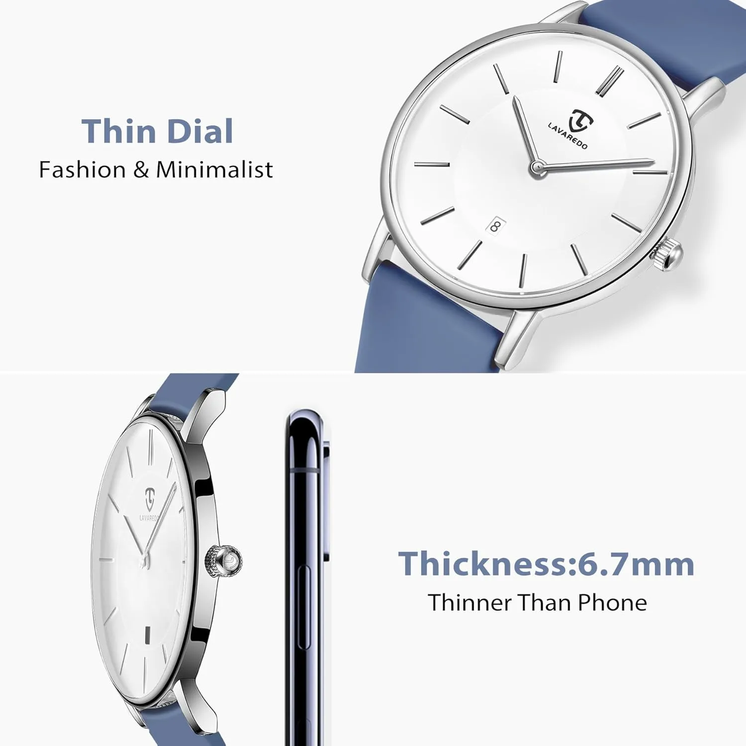 Simple Wrist Watch Analog Date with Leather Strap BEN NEVIS Watch, Mens bland dwelling Watch, Minimalist Fashion 