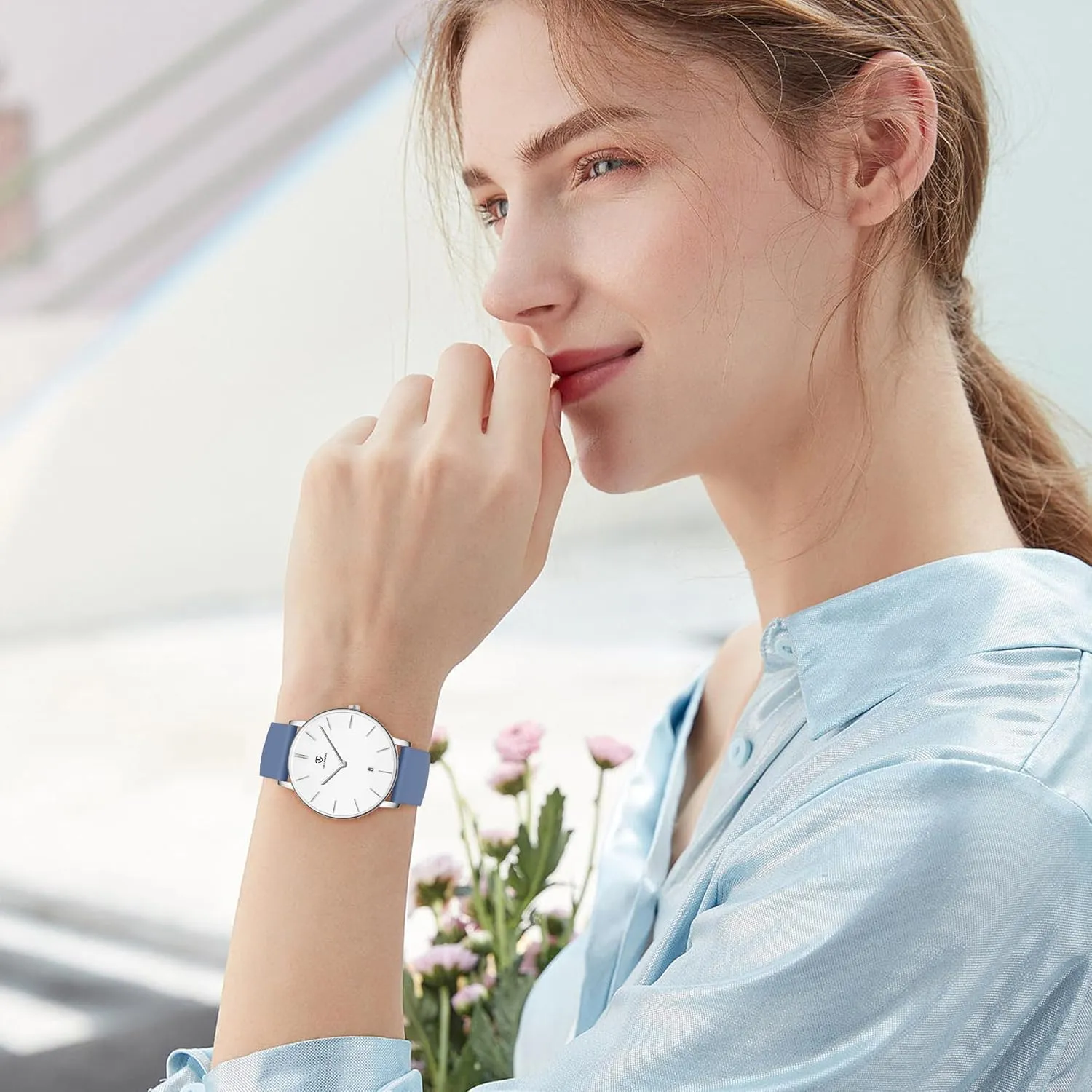 Simple Wrist Watch Analog Date with Leather Strap BEN NEVIS Watch, Mens bland dwelling Watch, Minimalist Fashion 