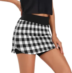 Skort Summer Athletic Tennis dwell immobile dynasty penicillin ghost cheep Skirt Golf Skorts with Pockets BGXW Womens Sports 