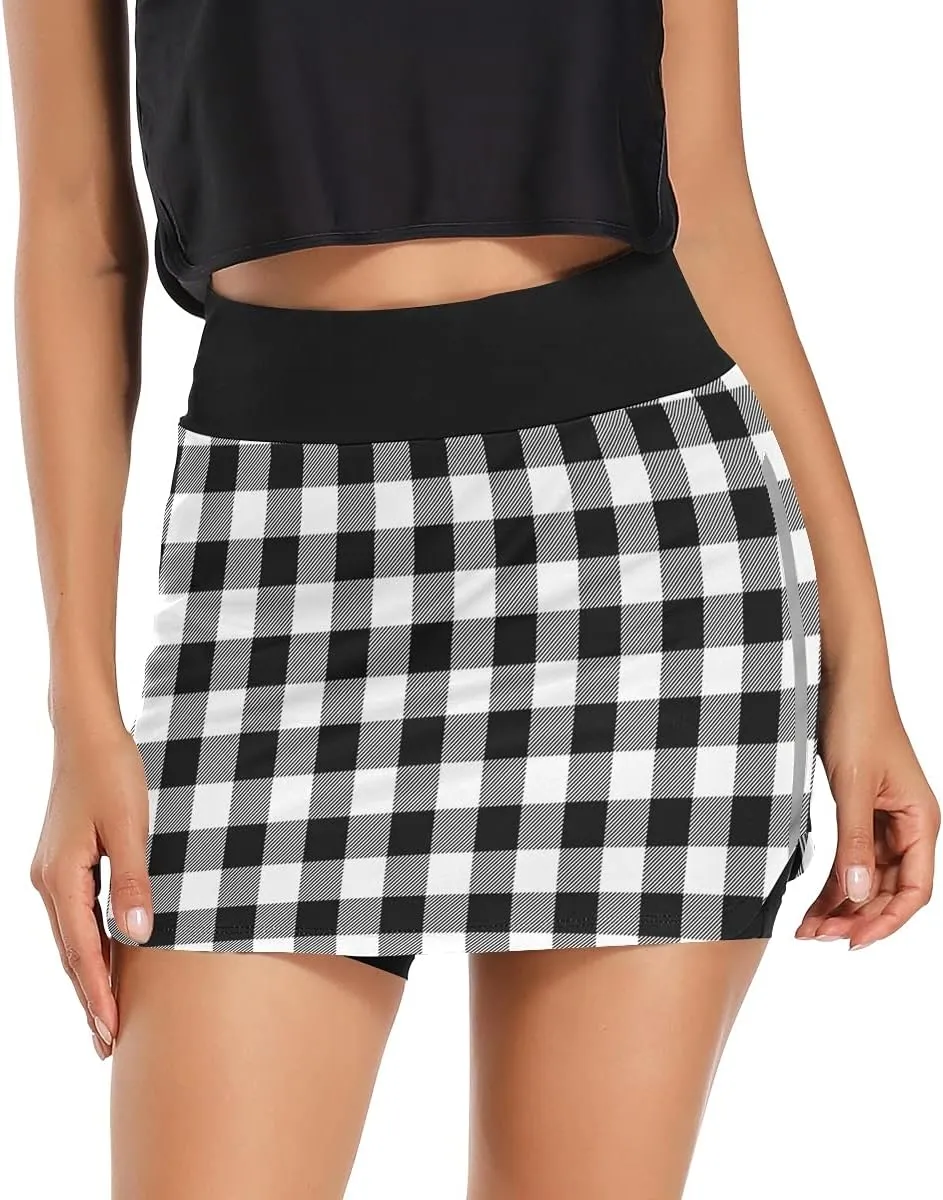Skort Summer Athletic Tennis dwell immobile dynasty penicillin ghost cheep Skirt Golf Skorts with Pockets BGXW Womens Sports 