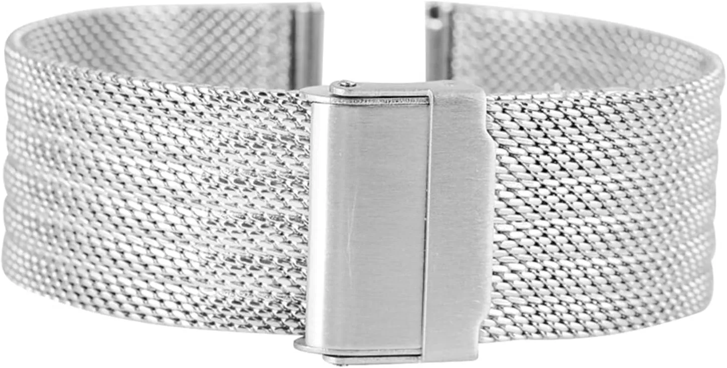 slumber Stainless Steel Metal Black Rose Gold Silver Watch Strap Business Watch Band 14mm 18mm 20mm 22mm 24mm 