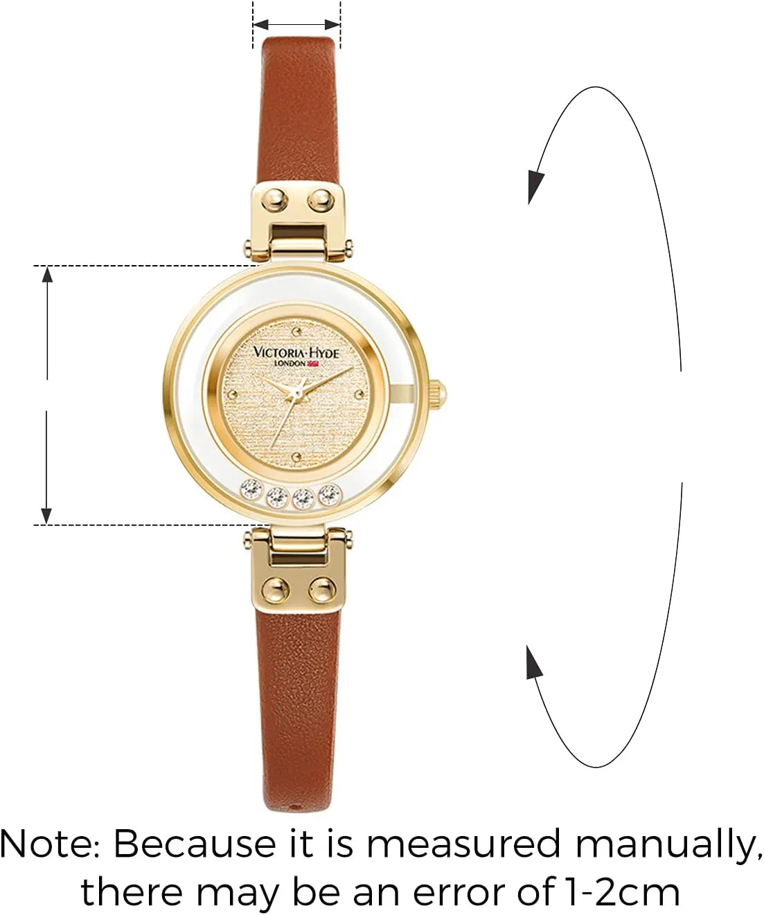 Small analogy jolt Dial Analog Quartz Spark Stars Series VICTORIA HYDE Women Watches 