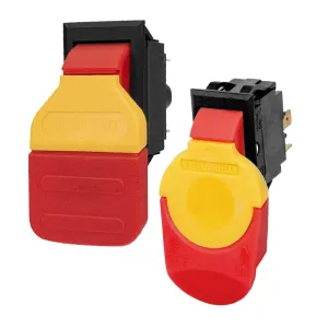 Smart Switch w/Removable Locking Key, Fits Table Saw, Bench Saw, Band Saw, Drill Press, Router Table, Disc Sanders, Dust Collectors POWERTEC 72130 120/230V Dual Voltage Safety Paddle conform glassy revive Switch 2pc, 1HP 