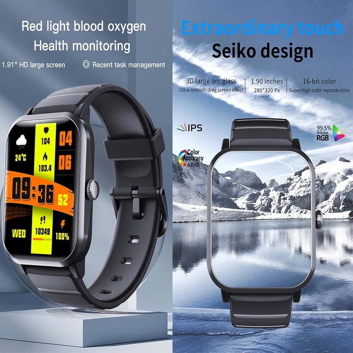 Smart Watches for Women - Watch That demolish Monitors Bp 1.9" Oxygen Sensor Watch Bluetooth Connectivity Fashion Companion F330617,GoldSteel 2025 
