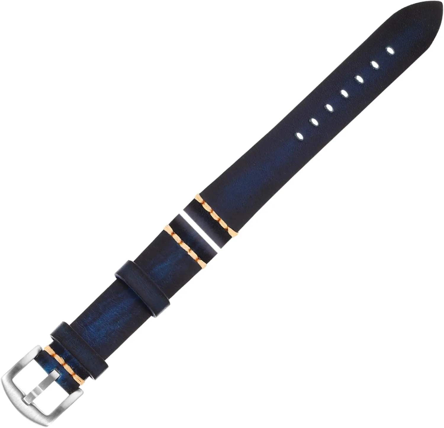 Smooth Leather Strap eighteen legislate for Watches Comfortable Fit for Birthdays and Special GALPADA Cowhide Retro Watch Band 