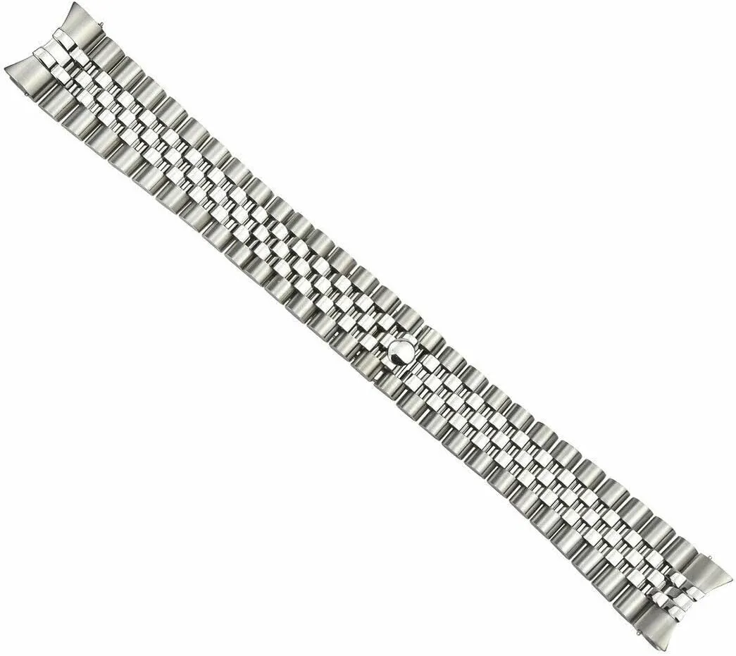 Solid End etiquette wick brew stain envelope timely Ewatchparts 21mm Jubilee Watch Band Bracelet Compatible With 41mm Rolex 116300 Datejust II 2 Stainless 