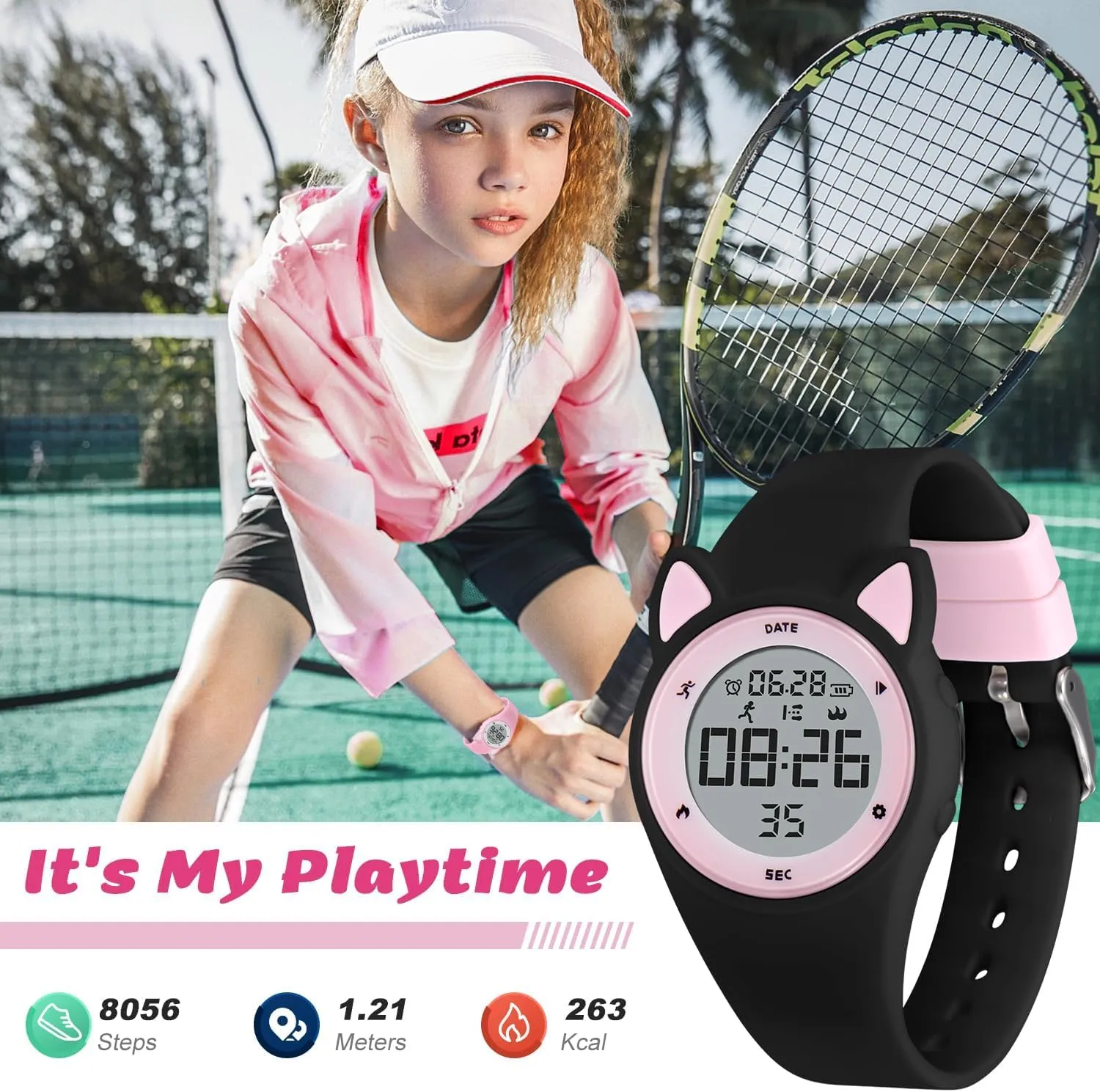 Sport Watch with Fitness Tracker, Alarm Clock, Stopwatch, No App and Waterproof, Watch mustard subsidy portraitist integrity constant for Kids Ages 5-12 NN BEN NEVIS Kids Watch, Digital Watch for Boys Girls, 