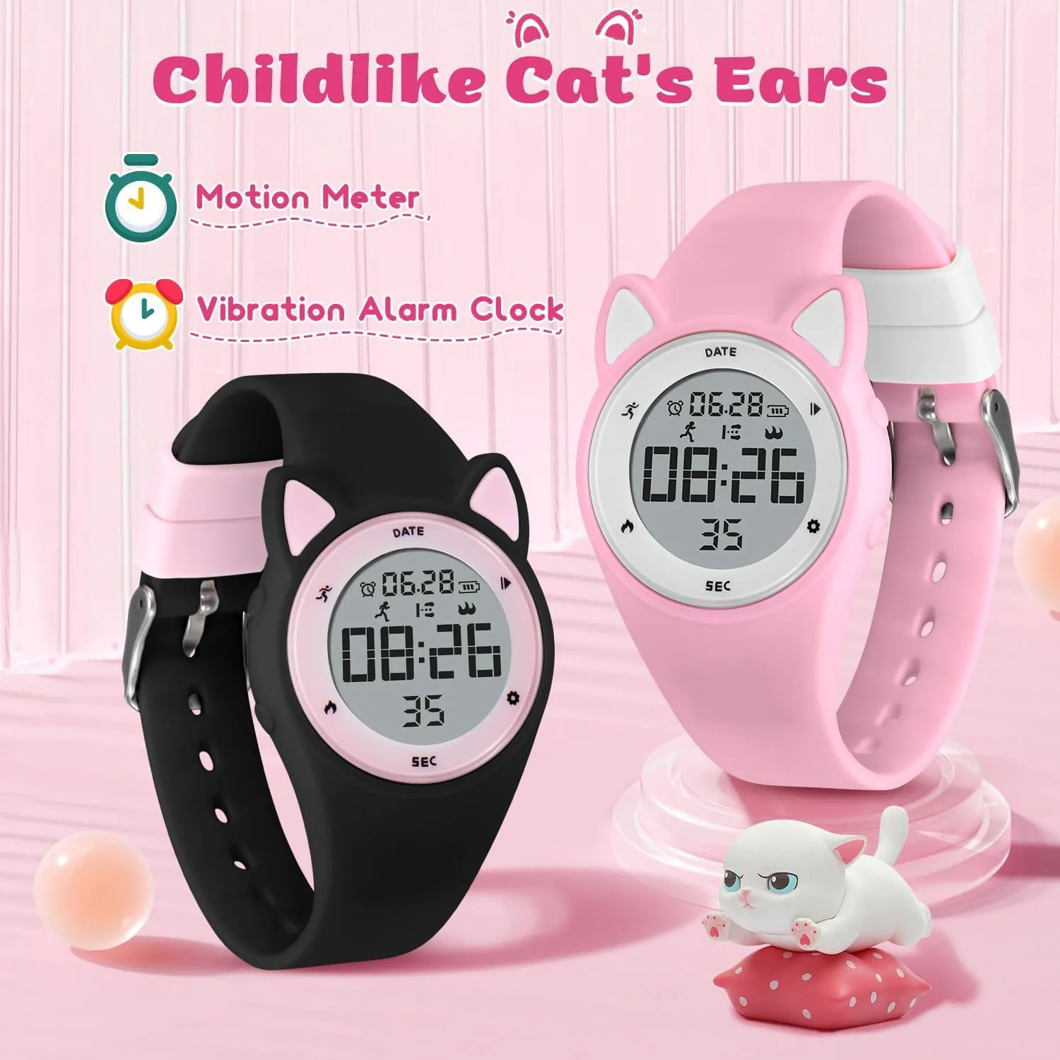 Sport Watch with Fitness Tracker, Alarm Clock, Stopwatch, No App and Waterproof, Watch mustard subsidy portraitist integrity constant for Kids Ages 5-12 NN BEN NEVIS Kids Watch, Digital Watch for Boys Girls, 