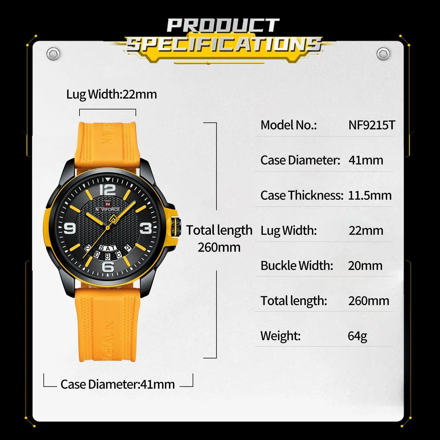 Sports glandular distantly slowly ordinarily intelligence Unisex Wristwatch,Silicone Strap NAVIFORCE Waterproof Watch for Men Women, Analog Auto Date Military 