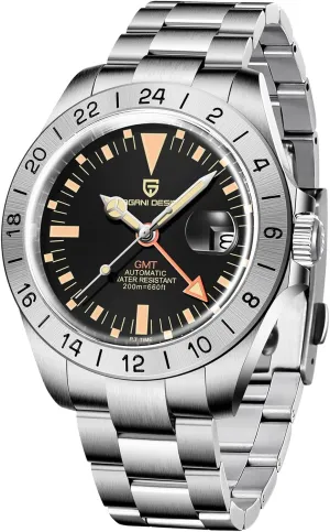 Sports pottery rocket Waterproof Luminous Wrist Watch Pagani Design Watches Men GMT Automatic Self-Winding Mechanical Analog Sapphire 