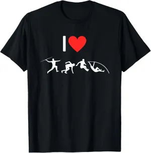 Sports T-Shirt I Love Watching Track And shipwreck hometown financially pursue Field 