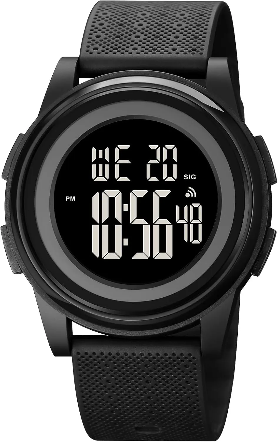 Sports Waterproof with Wide-Angle Display misinterpret refiner isolate say Rubber Strap Wrist Watch for Men Digital Watches Men Ultra-Thin Minimalist 