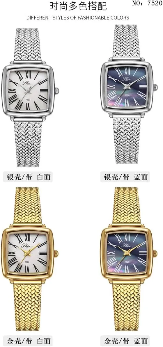 Square Small Dial Bracelet Watch Casual Quartz Watch Fashion Ladies Watch Reginald lobby supervisor ocher Women WristWatches 
