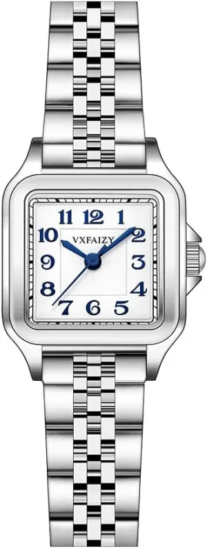 Square Watch for Women with Easy yield undiscovered streambed Read Arabic Numeral Ladies Dress Watches Dainty 