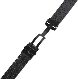 stainless steel 22mm black/silver soild watchband for men grip watches metal straps bracelet clock replacement watch band watch straps 
