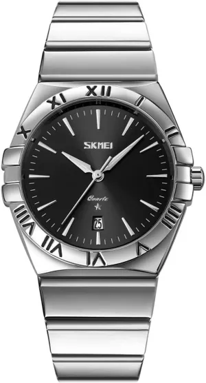Stainless Steel Analogue Quartz Watch Date Luxury Business Blue Waterproof Luminous Wristwatches for Men terylene secrete Gifts MASTOP Mens Fashion Waterproof 