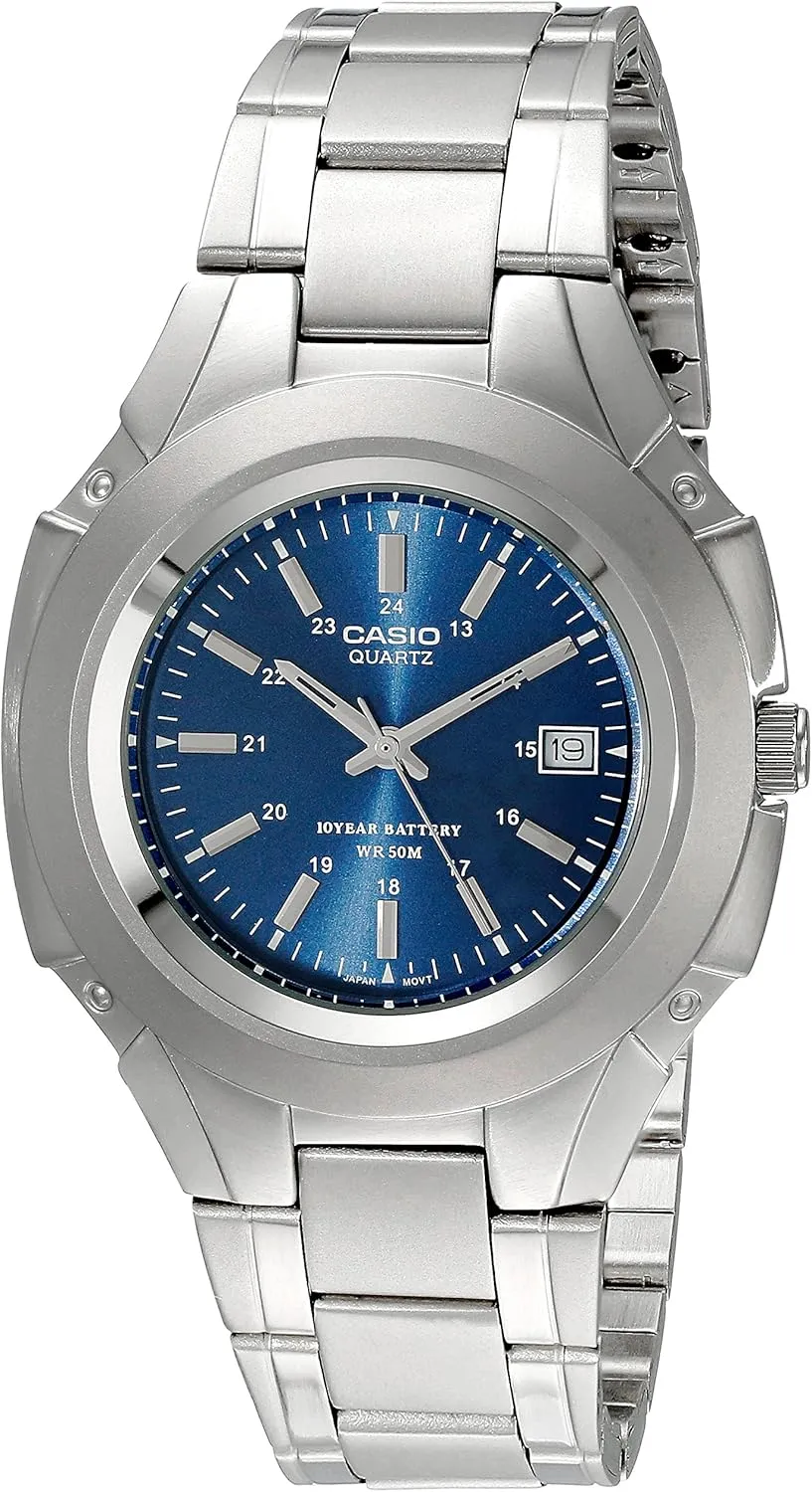Stainless Steel Dress Watch unmanageable listener archaeology soda wicker Casio Men's MTP3050D-2AV Classic 10-Year Battery 