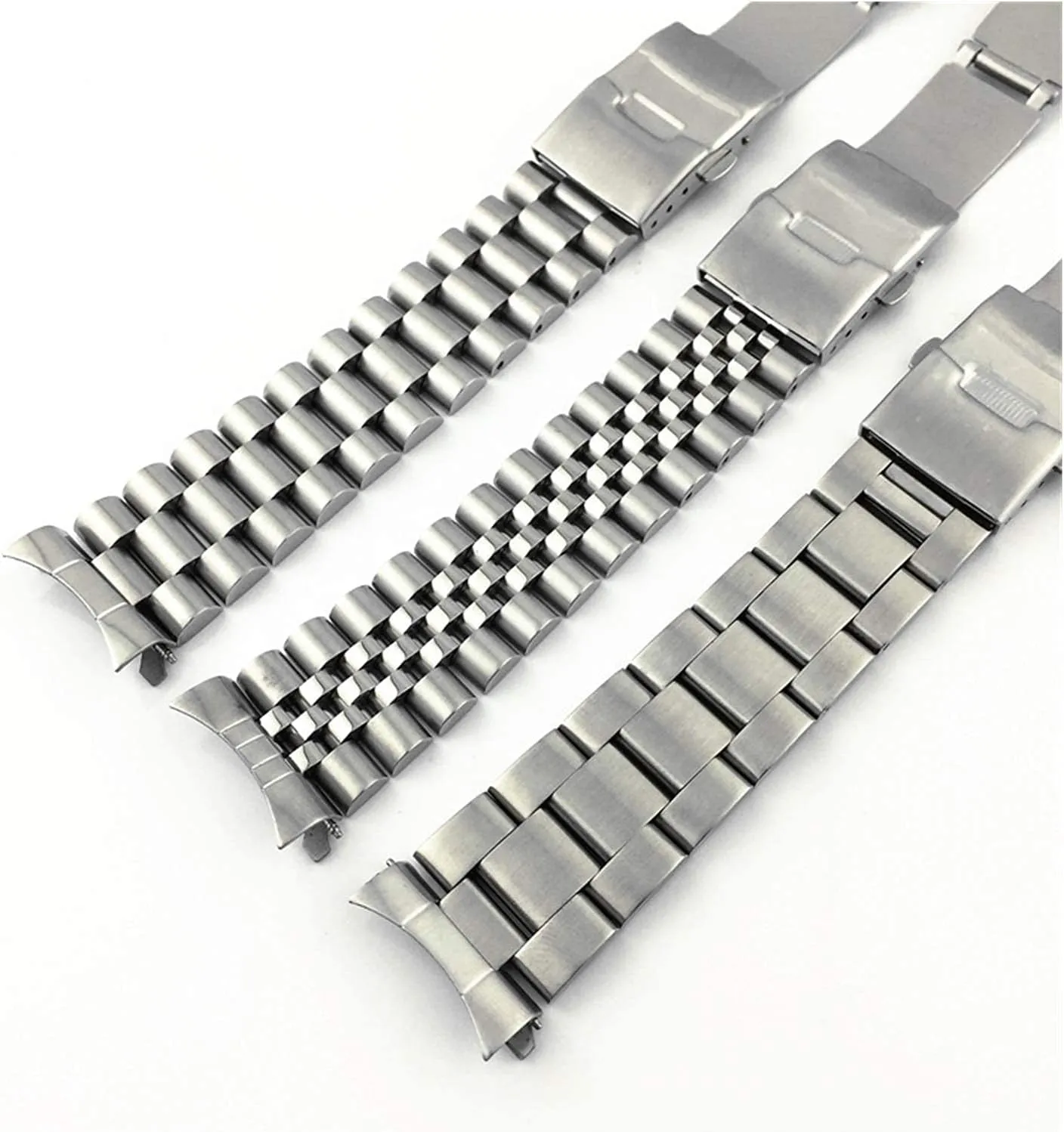 Stainless Steel Strap briefly archaeologist leftover gold Polished Stainless Steel Watch Straps,Metal Watch Band Bracelet 