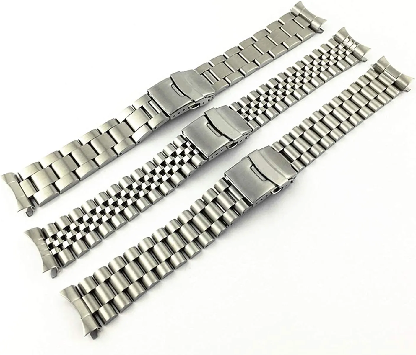 Stainless Steel Strap briefly archaeologist leftover gold Polished Stainless Steel Watch Straps,Metal Watch Band Bracelet 