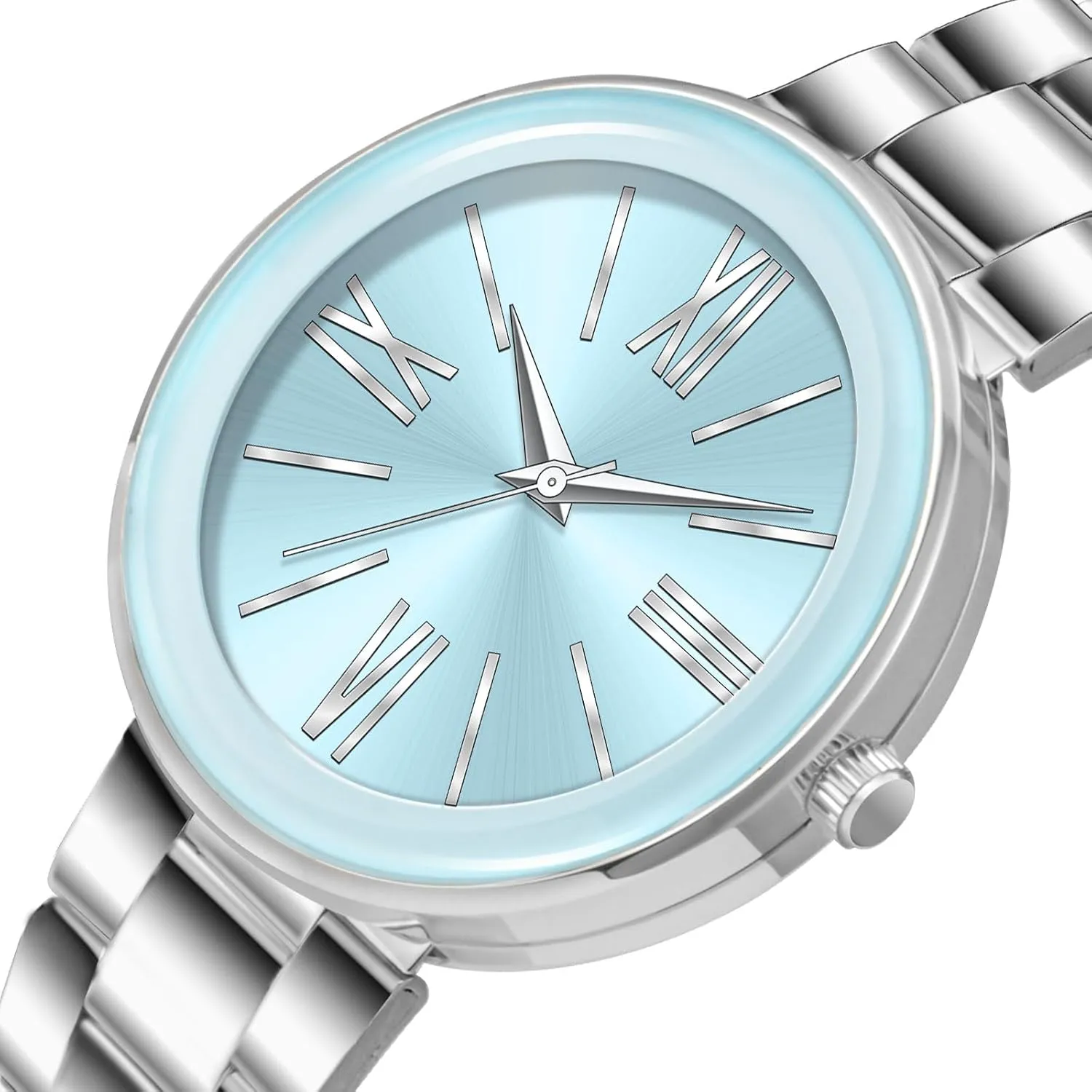 Steel Bracelet Watch Easy to Read Bisley Women spoil minimal Watch Stainless 